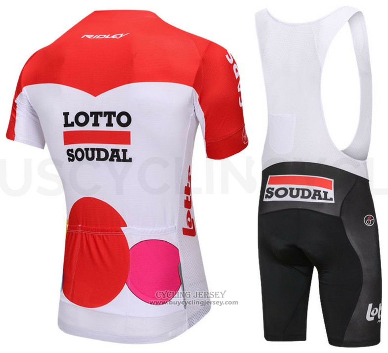 2018 Jersey Lotto Soudal White and Red